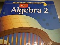 Algebra 2 Michigan Teacher's Edition 0030933277 Book Cover