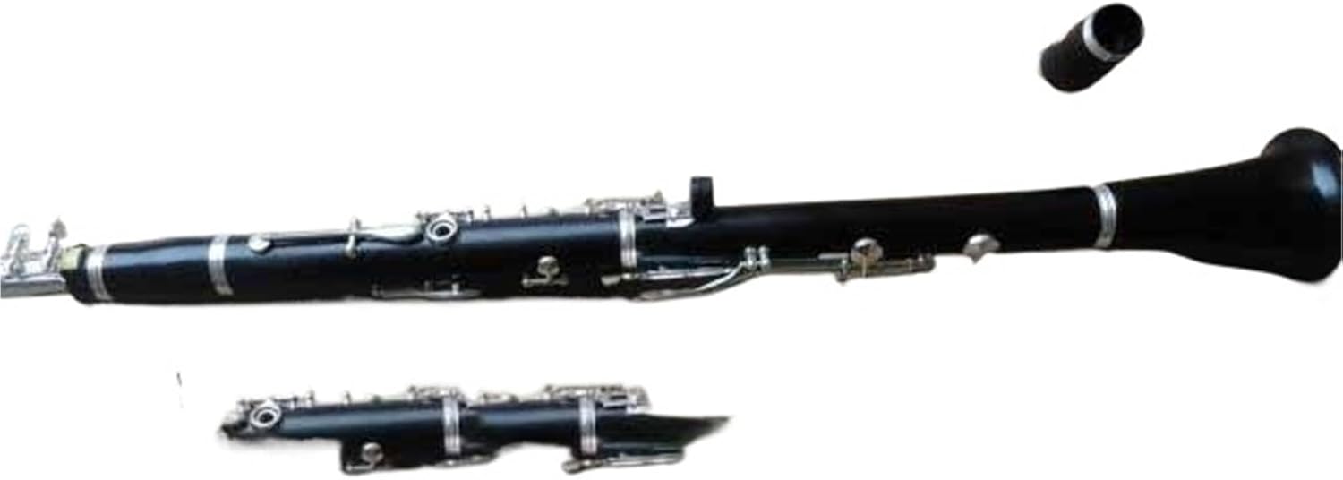 Bb Clarinet B Flat Sandalwood Ebony Silver Plated Keys With Box