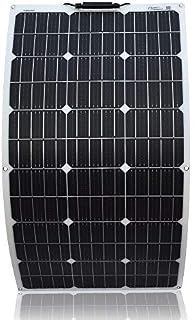 XINPUGUANG 100w 12v Flexible Solar Panel Monocrystalline Module for Boat Car Motorhome (White)