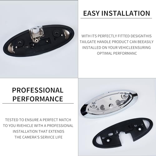 Image of CONGCONG Rear Tailgate Fender Reversing Camera Housing Replacement Parts Compatible with Ford 2010-2014 F150, 2013-2016 F250 F350 AL3Z-19H511-A (A)