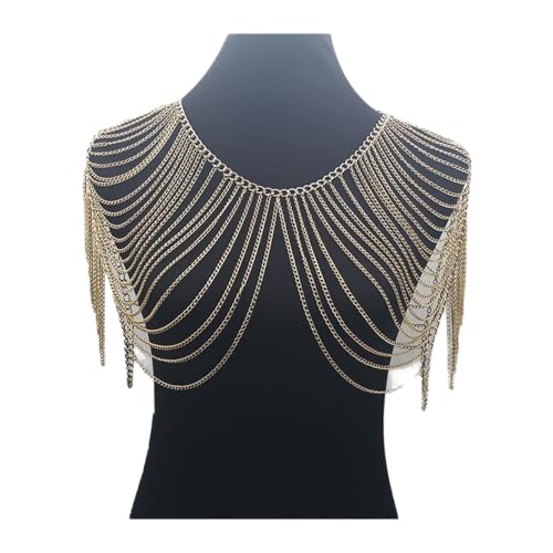 Collier Style Classique avec Chaîne Épaule en Cascade Mode