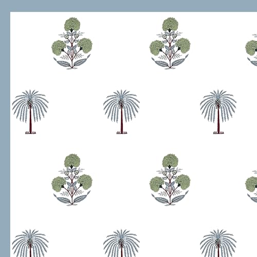 Image of BLOCKS OF INDIA Hand Block Printed 200 TC Cotton King Size Bedsheet (Open Grey Motifs)