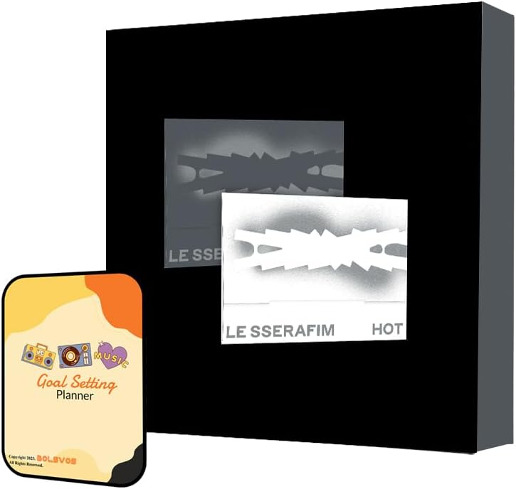 LE SSERAFIM HOT Album [A ver. (Weverse Albums ver.)]+Pre Order Benefits+BolsVos Exclusive K-POP Inspired Digital Merches