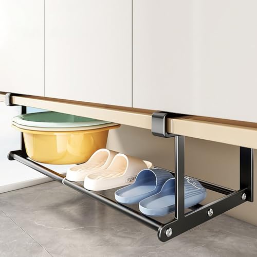 Étagères de rangement télescopiques pour résoudre le désordre sous le lavabo
