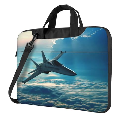 Bolso para portátil AMAZWI para jets de combate de avión miniatura 1