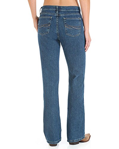 Wrangler Women's As Real Classic Boot Cut Jean, Tinted Indigo, 18W x 30L