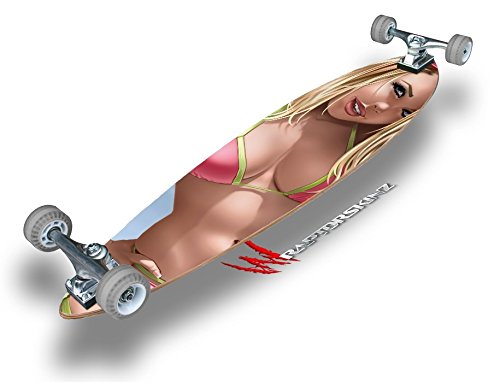 Bikini Girl 01 - Decal Style Vinyl Wrap Skin fits Longboard Skateboards up to 10