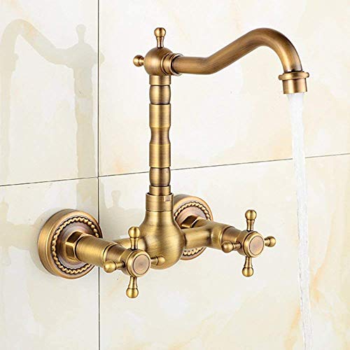 Robinet de lavabo mural pivotant à 360° pour gagner de l'espace - 8