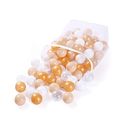 Realhaha Pit Balls Non-Toxic Free Bpa Soft Plastic Balls For Kids Ball Pit, Play Tent, Baby Playhouse, Pool, Birthday Party Decoration, 100 Balls For Toddler Boys Girls #TOP6