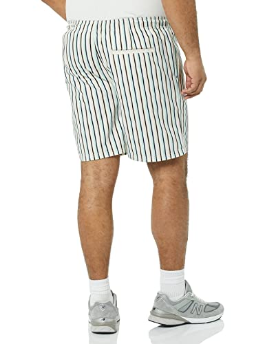 Image of Amazon Essentials Men's 8 inch Inseam Relaxed-Fit Cotton Drawstring Pull-On Walk Shorts, Summer-Weight