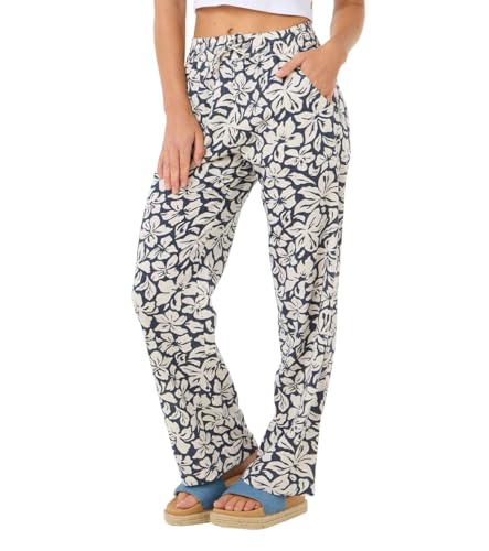 Rip Curl Las Dalias Women's Wide-Leg Pants - Flowy Summer Beachwear Trousers