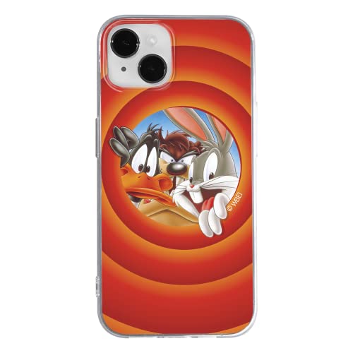 ERT GROUP Mobile Phone Case for Apple iPhone 14 Plus, Original and Officially Licensed Looney Tunes Pattern, Looney Tunes 002 Perfectly Fitted to The Shape of The Mobile Phone, TPU Case