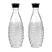 SodaStream Glass Carafe - For Penguin or Crystal Machine Only - Pack of 2