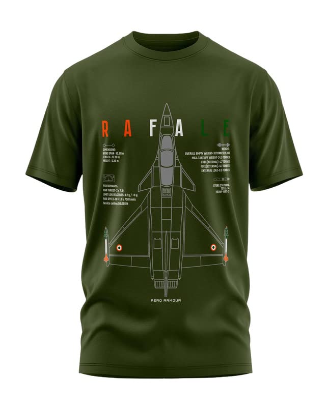 Aero Armour RAFALE India Edition Blueprint T-Shirt
