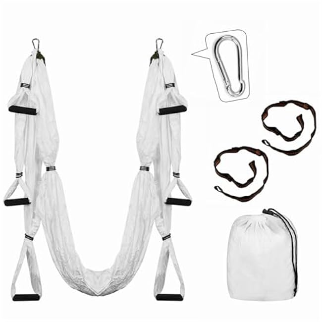 Aerial Yoga Hammock 250x150cm/98.43x59in Parachute Fabric Swing for Inversion Fitness