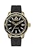 Reebok Forge 1.0 Montre analogique à quartz japonais pour homme avec bracelet en silicone noir et doré - RD-FOR-G3-S2IB-B2
