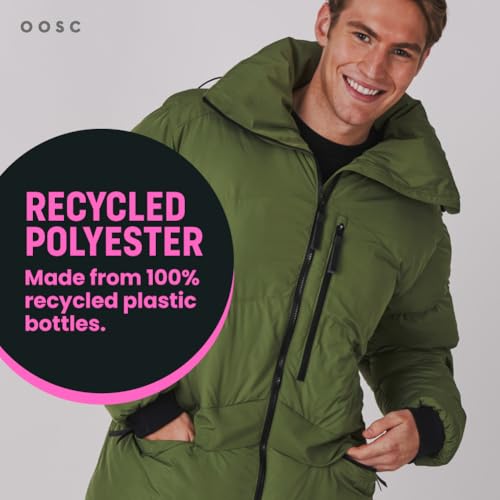 OOSC Men's Puffer Jacket Khaki2