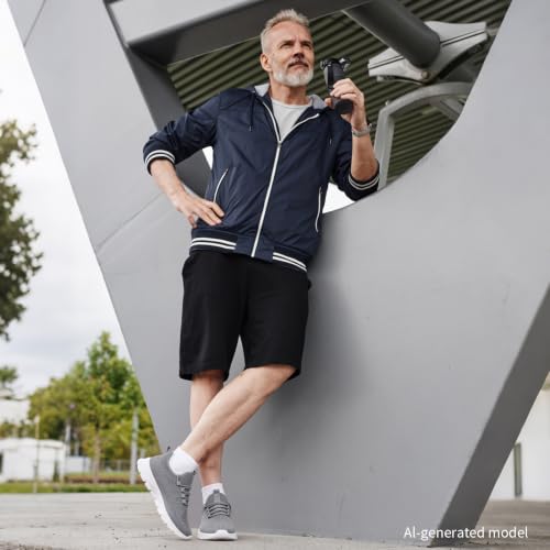 Image of Mens Lightweight Running Shoes Slip On Walking Tennis Gym Sneakers