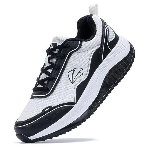 Image of QAUPPE Womens Walking Shoes with Arch Support Wide Orthotic Athletic Sneakers Plantar Fasciitis Tennis for Heel and Foot Pain Relief