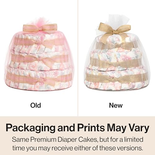 image for The Honest Company Deluxe Diaper Cake | Clean Conscious Diapers, Baby 