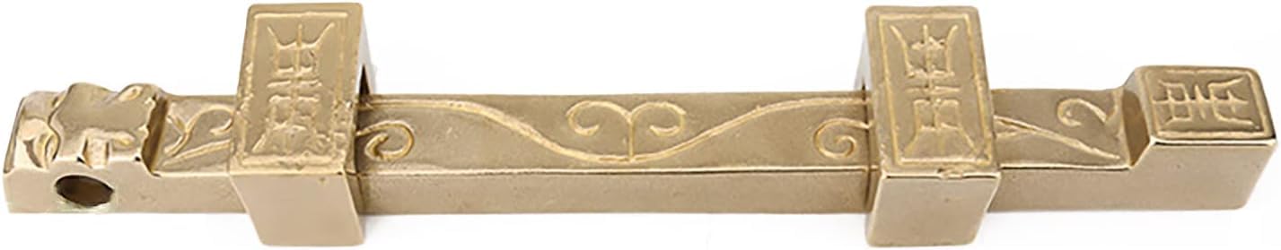 Door Latch， Antique Brass Barrel Latch Lock Sliding Door Lock Security Doors Windows Fences 21.3-56cm(36cm)