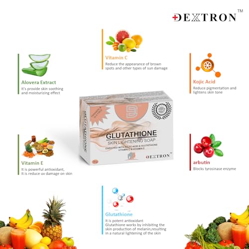 Image of Glutathione Skin Lightening Soap Vitamin C & E Soap For Women & Men Skin Whitening Soap For All Skin Types(PACK OF 9)