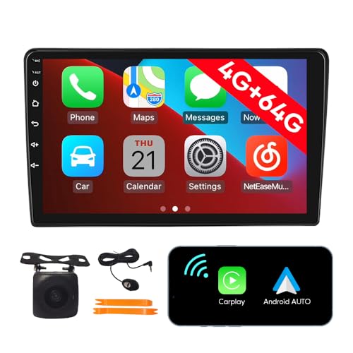 [4G 64G] Android Car Stereo FM Radio Carplay Android Auto 9