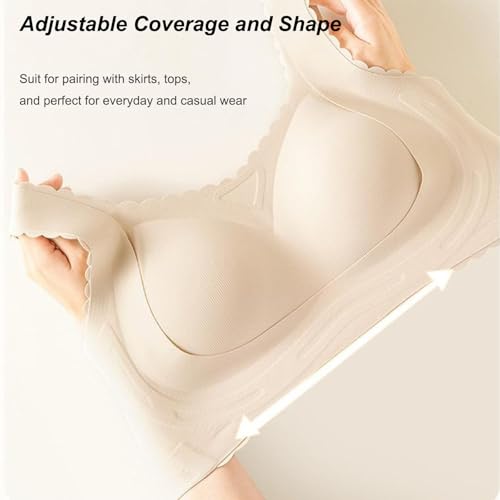 Verafits Bra, Liftcharm - Comfortable Bust Lifting & Shaping Bra, Wireless Push up Tshirt Bras for Seniors4