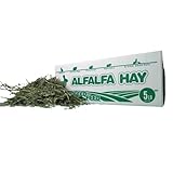 High Desert Alfalfa Hay - Dried Natural Alfalfa Hay for Rabbits, Guinea Pigs, Chinchillas, and Ferrets - Protein and Fiber Rich Food for Small Animals - Healthy Pet Food