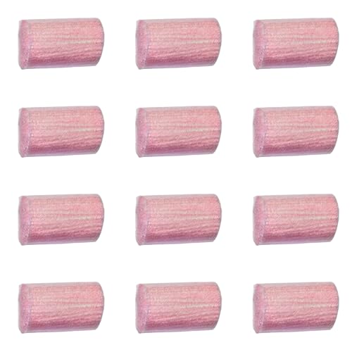 Image of Yglnden 12 Rolls Latch Hook Kit Colorful Yarn Bundles Cut Rug DIY Latch Hook for Handmake Craft Sewing Knitting for Adults (Pink#01)