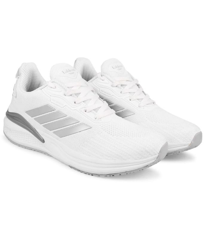 Image of Lakhani aashirwad Men's Sports Shoes | Lightweight Breathable Running Shoes for Men | Flynet Upper, Phylon Sole | Flexible, Comfortable Lace-Up Athletic Shoes