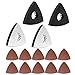 GIONAR Multitool Schleifplatte Set mit 4 Dreieck Schleiftellern und 8 Schleifpapieren, Ideal für Fein Multimaster, Deltaschleifer und mehr, Schleifplatte für Präzisionsarbeit an Holz, Metall und mehr Metall günstig Kaufen-GIONAR Multitool Schleifplatte Set mit 4 Dreieck Schleiftellern und 8 Schleifpapieren, Ideal für Fein Multimaster, Deltaschleifer und mehr, Schleifplatte für Präzisionsarbeit an Holz, Metall und mehr
