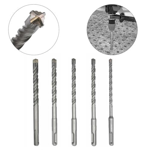 Juego de 5 brocas para mampostería 160mm acero carburo miniatura 6