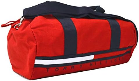 tommy hilfiger canvas duffle bag