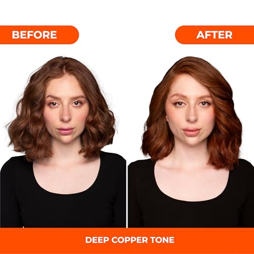 Image of Naissant Irish Copper Hair Toning Mask | Ultra High-Purity Pigments | Deposits Deep Copper Tone | Hyaluronic Acid, Collagen & Biotin | Paraben, Ammonia & Sulfate Free | 10.1 Fl. Oz