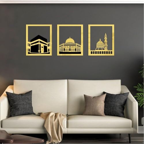 Miroir mural musulman pour décorer sans percer vos murs en location