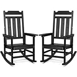 VEVOR Chaise à Bascule, Lot de 2, Chaise berçante d'extérieur HIPS, Charge 181,44 kg, F...