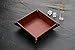 OARIE Leather Valet Tray for Men - Catchall Tray with Key Wallet, Coin Box - Brown