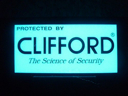 CLIFFORD セキュリティスキャナーその他三点セット Amazon | 配線3本つなぐだけ! 取付簡単！ ダミーセキュリティ 横長