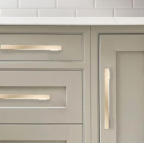 KHTUMEWARE-OFSE Champagne Bronze Cabinet Pulls CTC 3 in (76 mm) 10-Pack in Champagne Bronze — KHTUMEWARE