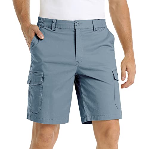 Pantalones Cortos Hombre Trabajo Verano Casual Bermudas Deporte Cómodo Pantalon Corto Cargo con Bolsillos Moda Pantalón Corto Ligero Ropa Deportiva Transpirables Shorts Deportivo Suave Correr Playa