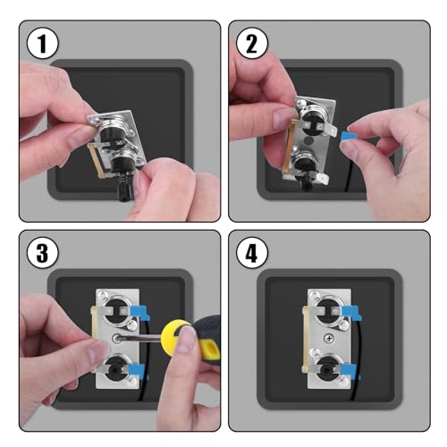 Image of Gosknor RV Water Heater Thermostat for Suburban, Premium Stainless Steel 120 Volt Water Heater Thermostat Switch Replacement Parts Ideal RV Accessories Compatible with Suburban 232282