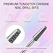 2026 All-in-One Nail Drill Bits 3/32’’: Carbide Drill Bits, Fast Remove, Shape & Smooth Acrylic Gel Nails, Precise Control, for Nail Beds, Nail Art Pedicure Manicure Salon & Home