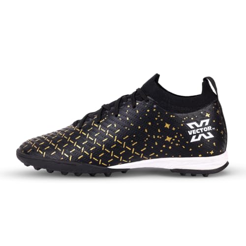 Image of Vector X Turf Shoe For Men Rubber Studs with Synthetic Leather Upper, Lightweight EVA Phylon Insole Give More Comfort, Cushioning & Grip|for Outdoor Sports training on Hard & Artificial Grass Surfaces