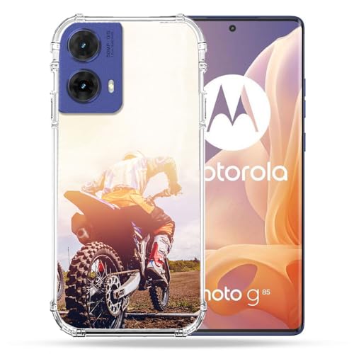 Coque Motorola G85 5G antichoc solide style Moto Cross Cokitec