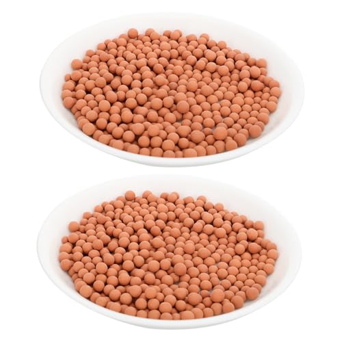 BCOATH Ceramsite Terreaux Hydroponique Granulés Drainants pour Plantes sans Sol Améliore Aération et Drainage Convient pour Culture Pot Transparent et Décoration Jardin