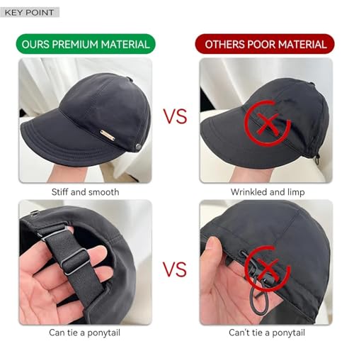 Image of HSR Women Wide Brim Sun Hat | Versatile Casual Sunshade Bucket Hat for Women | UV Protection Summer Cap