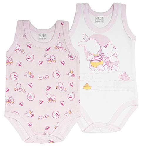 ELLEPI ESTIVO - Camisilla - para beb� ni�o Rosa 80 cm(12 mese)