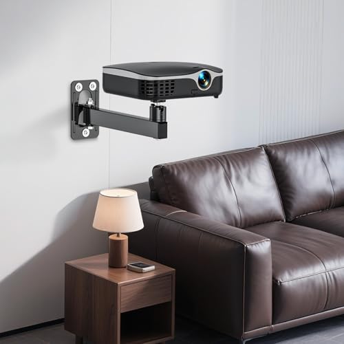 Image of Projector Mount, Projector Wall Mount with 1 /4-Inch Thread, Black