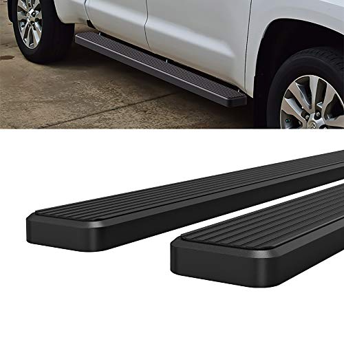 Estribos de Acero Inoxidable HD Ridez 5in Negro para Toyota Tundra miniatura 4